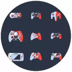 Jedlý papier PlayStation ovládača 19,5 cm