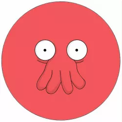 Jedlý papír Futurama tvár Zoidberga 19,5 cm