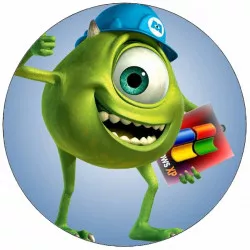 Jedlý papier Příšerky s.r.o. Mike Wazowski 19,5 cm