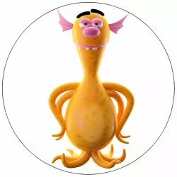 Jedlý papier príšerka roztopila 19,5 cm