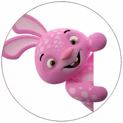 Jedlý papier roztomilý králíček 19,5 cm