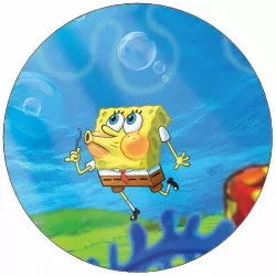 Jedlý papier Spongebob a bubľafuk 19,5 cm