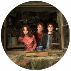 Jedlý papier Harry Potter, Hermiona a Ron v okne 19,5 cm