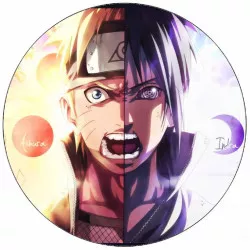 Jedlý papier Naruto Ashura/Indra 19,5 cm