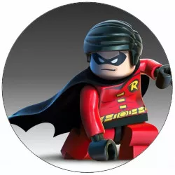 Jedlý papier Lego Robin 19,5 cm
