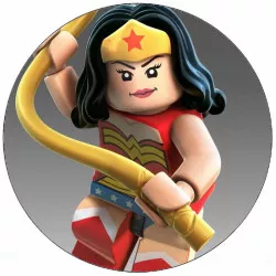 Jedlý papier Lego Wonder Woman 19,5 cm
