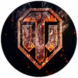 Jedlý papier World of Tanks logo 19,5 cm