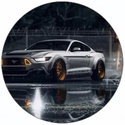 Jedlý papier Need for Speed Ford Mustang coupe 19,5 cm