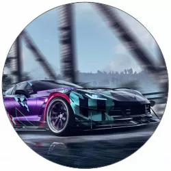 Jedlý papier Need for Speed Corvette 19,5 cm