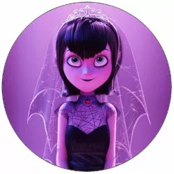 Jedlý papir Hotel Transylvania Mavis ako nevesta 19,5 cm