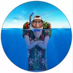 Jedlý papir Hotel Transylvania Drákula vo vode 19,5 cm