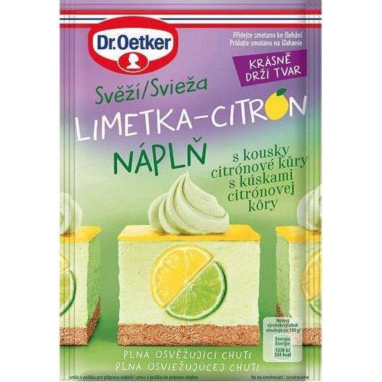 Dr. Oetker Limetkovo-citrónová náplň (50 g)