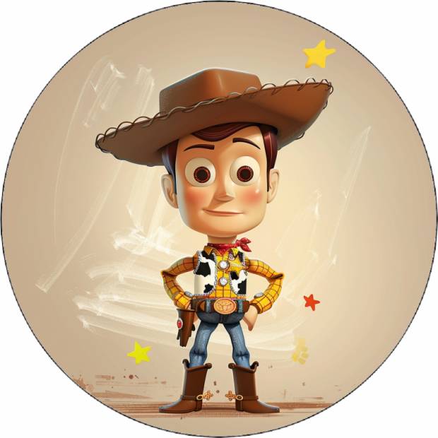 Jedlý papier Toy story Woody 19,5 cm