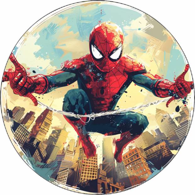 Spider-Man v meste 19,5 cm