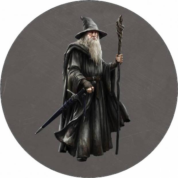 Jedlý papier Pán prsteňov Gandalf 19,5 cm