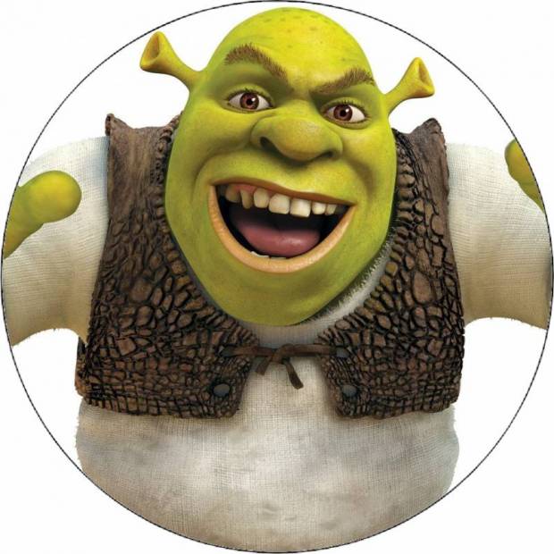 Jedlý papier Shrek 19,5 cm