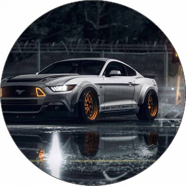 Jedlý papier Need for Speed Ford Mustang coupe 19,5 cm