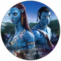 Jedlý papier silueta stromu 19,5 cm