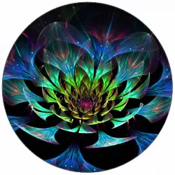 Jedlý papier mandala kaleidoskop 19,5 cm