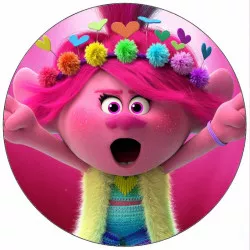 Jedlý papier Trollovia Poppy 19,5 cm