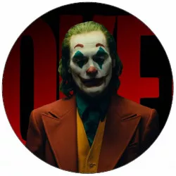 Jedlý papier Jokera klaun 19,5 cm