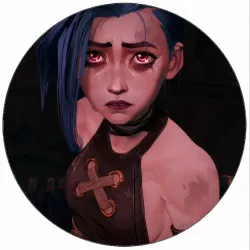 Jedlý papier Arcane (League of Legends) Jinx 19,5 cm