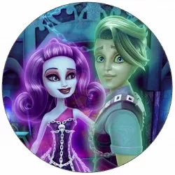 Jedlý papier Monster High bábiky 19,5 cm