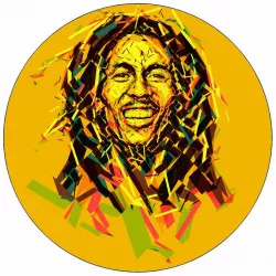 Jedlý papier Bob Marley animácia 19,5 cm