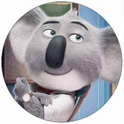 Jedlý papier Zbieraj Buster Moon na stoličke 19,5 cm