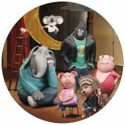 Jedlý papier Zaspievaj Buster Moon a súťažiaci 19,5 cm