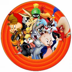 Jedlý papier Looney Tunes postavy 19,5 cm
