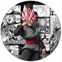 Jedlý papier Dragon Ball Black Goku 19,5 cm