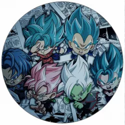Jedlý papier Dragon Ball Super Chibi 19,5 cm