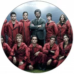 Jedlý papier Papierový dom - La casa del papel hlavné postavy 19,5 cm