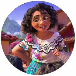 Jedlý papier Encanto Isabel a deti 19,5 cm