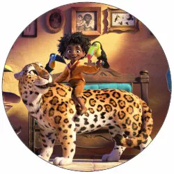 Jedlý papier Encanto Antonio so zvieratami 19,5 cm