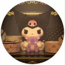 Jedlý papier Kuromi pirát 19,5 cm