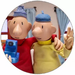 Jedlý papier Pat a Mat selfie 19,5 cm