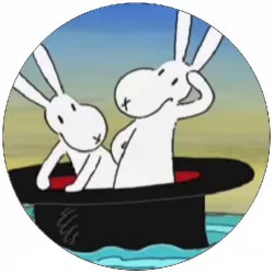 Jedlý papier Bob a Bobek v klobúku na mori 19,5 cm