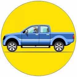 Jedlý papier off-road auto 19,5 cm