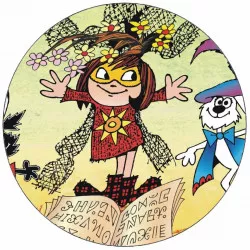 Jedlý papier Malá čarodejnica 19,5 cm