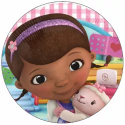 Jedlý papír Doktorka Plyšáková Happy birthday 19,5 cm