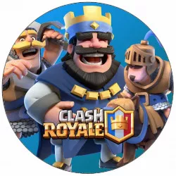 Jedlý papier Clash Royale postavy 19,5 cm