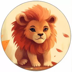 Jedlý papier levačík 19,5 cm