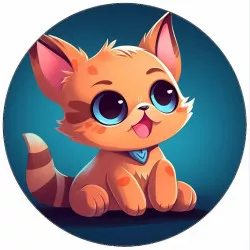 Jedlý papier dieťaťa s veľkými očami 19,5 cm