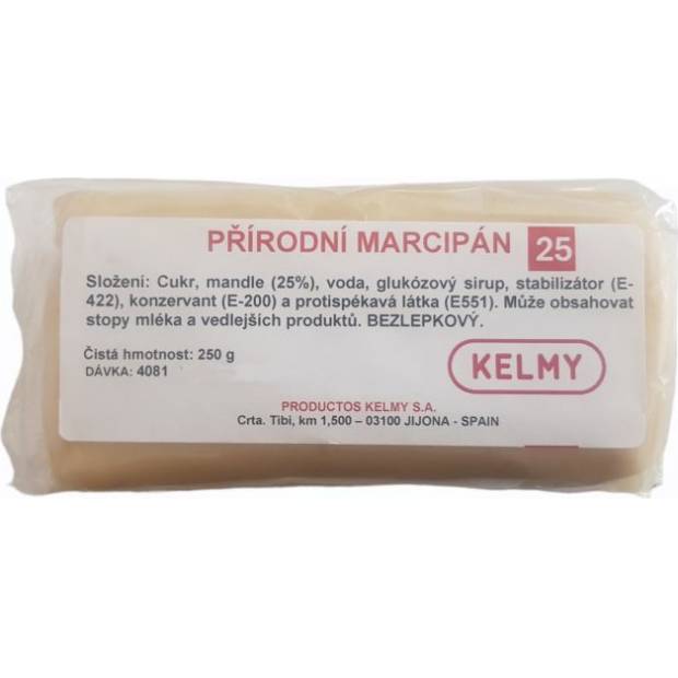 Prírodný marcipán 25% mandlí 250g