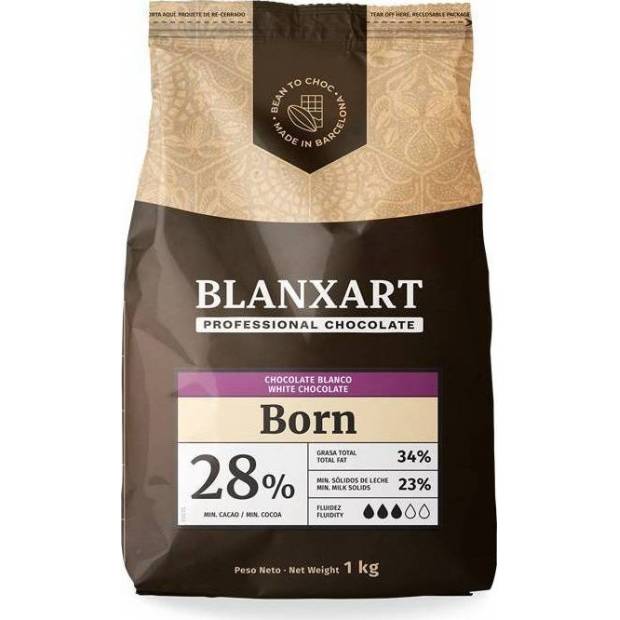 Blanxart Pravá biela čokoláda Born 28% (1 kg)