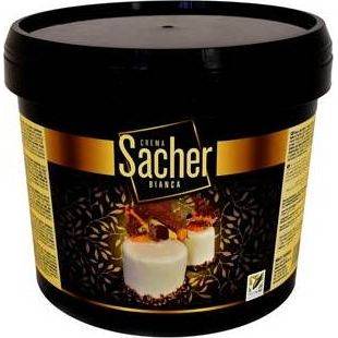 Eurocao Lesklá Sacher poleva s príchuťou bielej čokolády (6 kg)