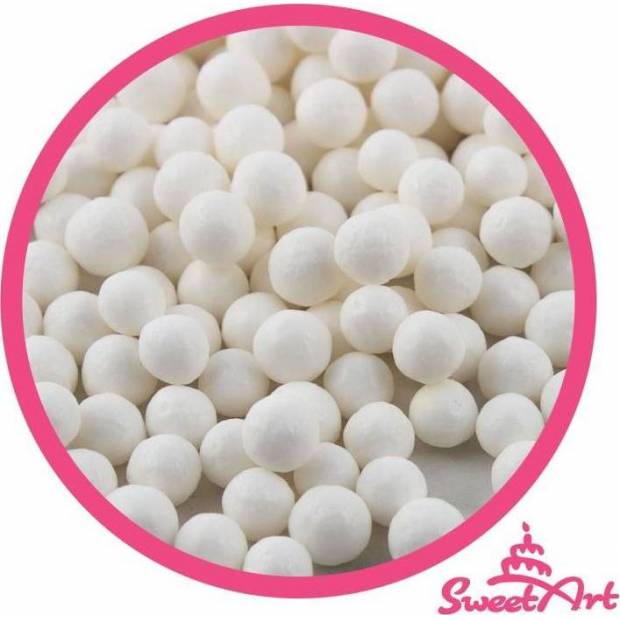 SweetArt biele cukrové perly 7 mm (80 g)