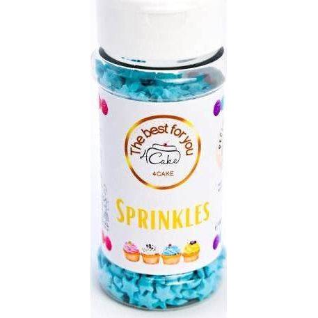 4Cake Sugar stars blue (60 g) Besky edition